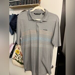 Travis Matthew Gray Polo Shirt